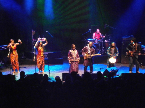 Amadou and Miriam thrill the crowd at London's Shepherd's Bush Empire, Friday 13th April 2012