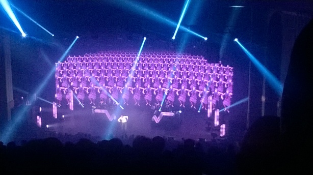 Stromae's stunning music and  cinematic backdrop hits the spot at Eventim Apollo, Hammersmith, December 9th 2014, London UK 